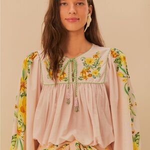 FARM Rio Botanical Beauty Blouse